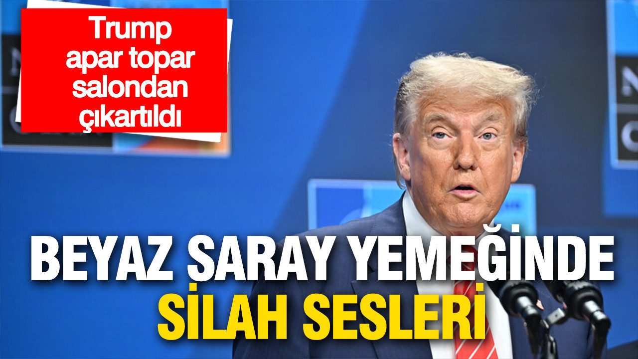 Beyaz Saray’da Güvenlik Krizi: Trump Acil Olarak Salondan Çıkarıldı