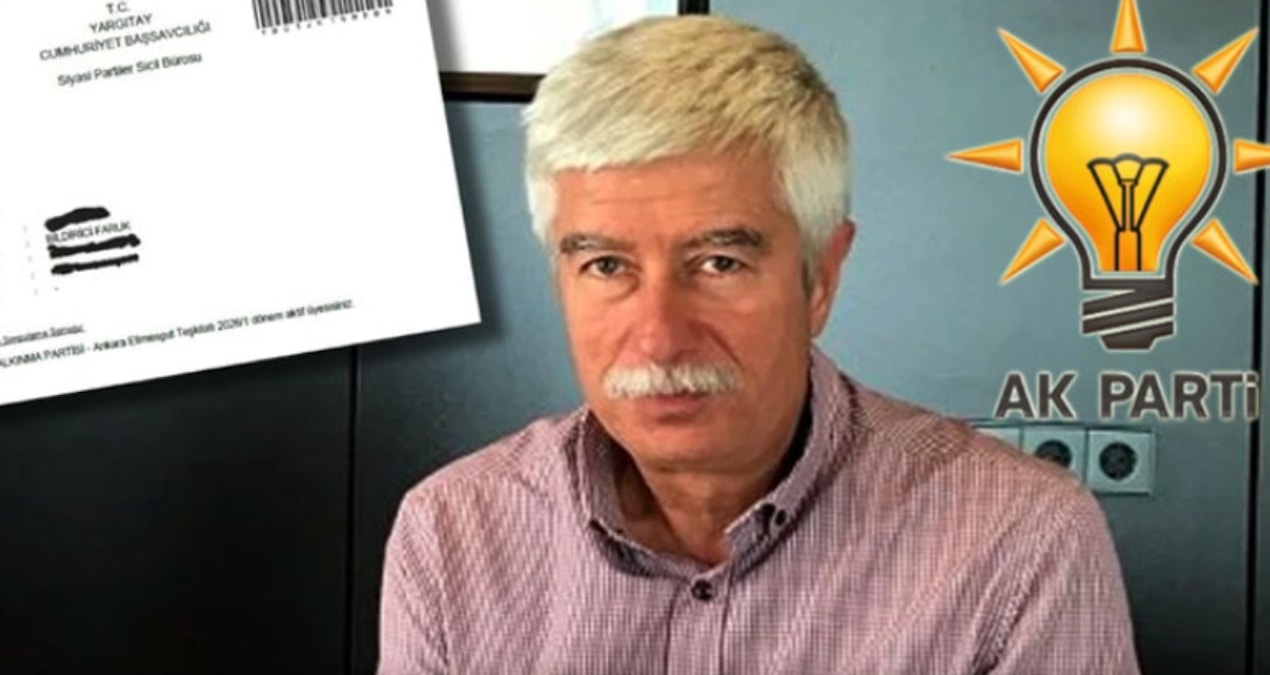 AKP’ye bilgisi dışında ikinci kez üye yapıldı: Faruk Bildirici böyle isyan etti Haber gorseli