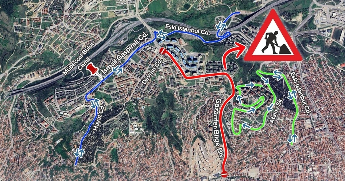 Kocaelide gazanfer bilge bulvari trafige kapatilacak yYlOl59B