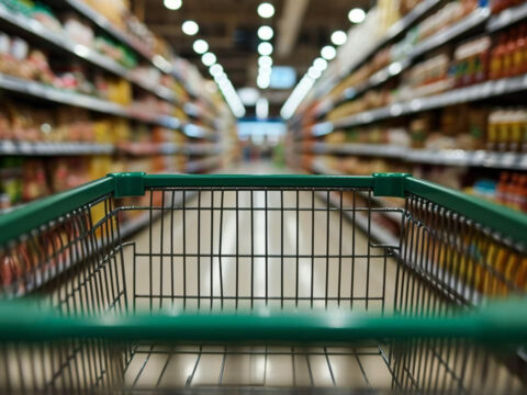 Markette urun bakiyordu pazar arabasi calindi eUKaAStO
